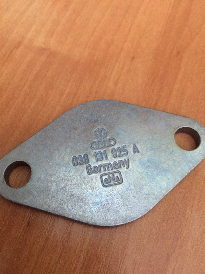 Заглушка клапана EGR на Audi A4 B5 1