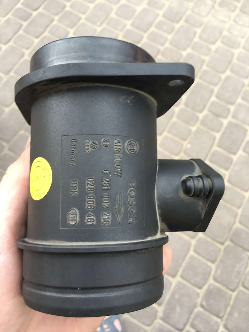 Чистка ДМРВ 3