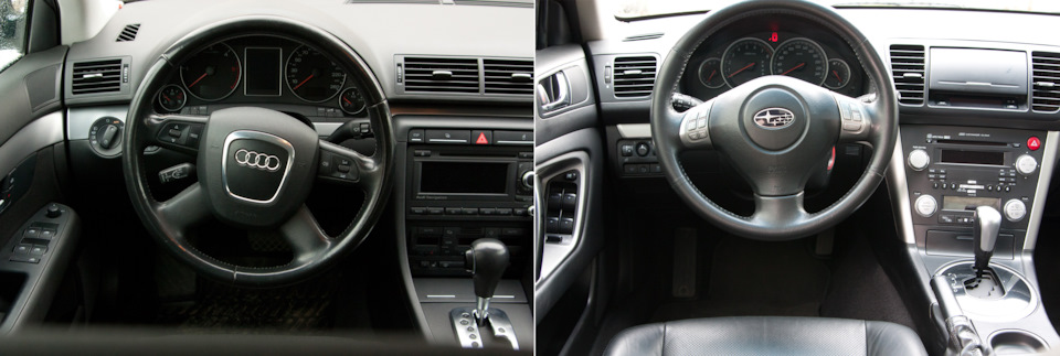 Audi vs Subaru. Інтер'єр. 1