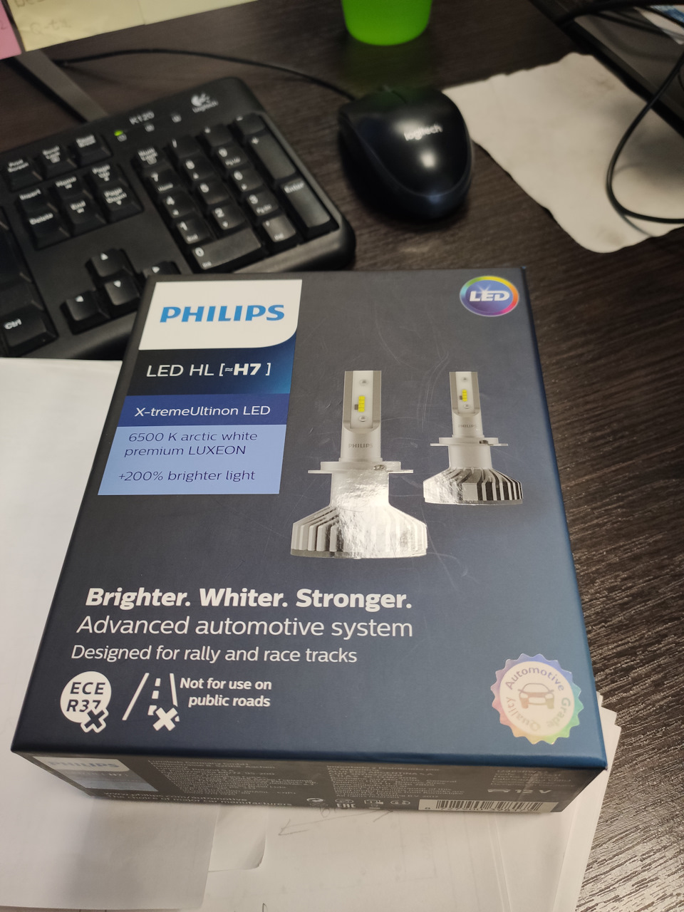 Заміна галогенних ламп ближнього світла на LED лампи Philips X-treme Ultinon LED H7 1