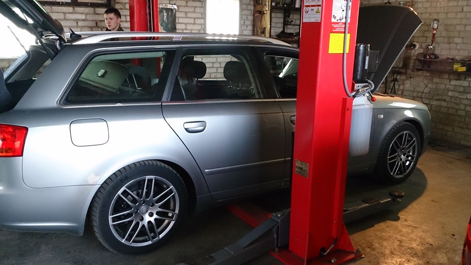 Установка Coilovers 1