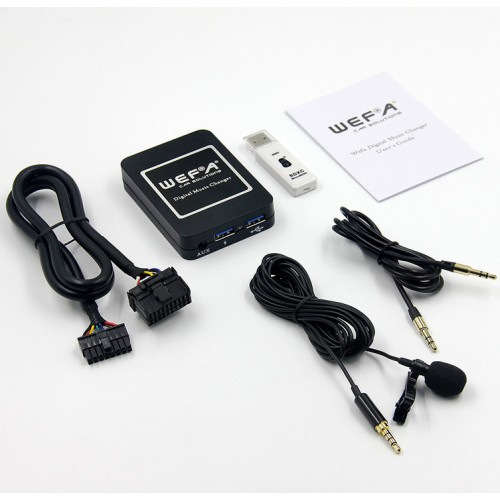 Встановлення MP3 адаптера Wefa tech 1