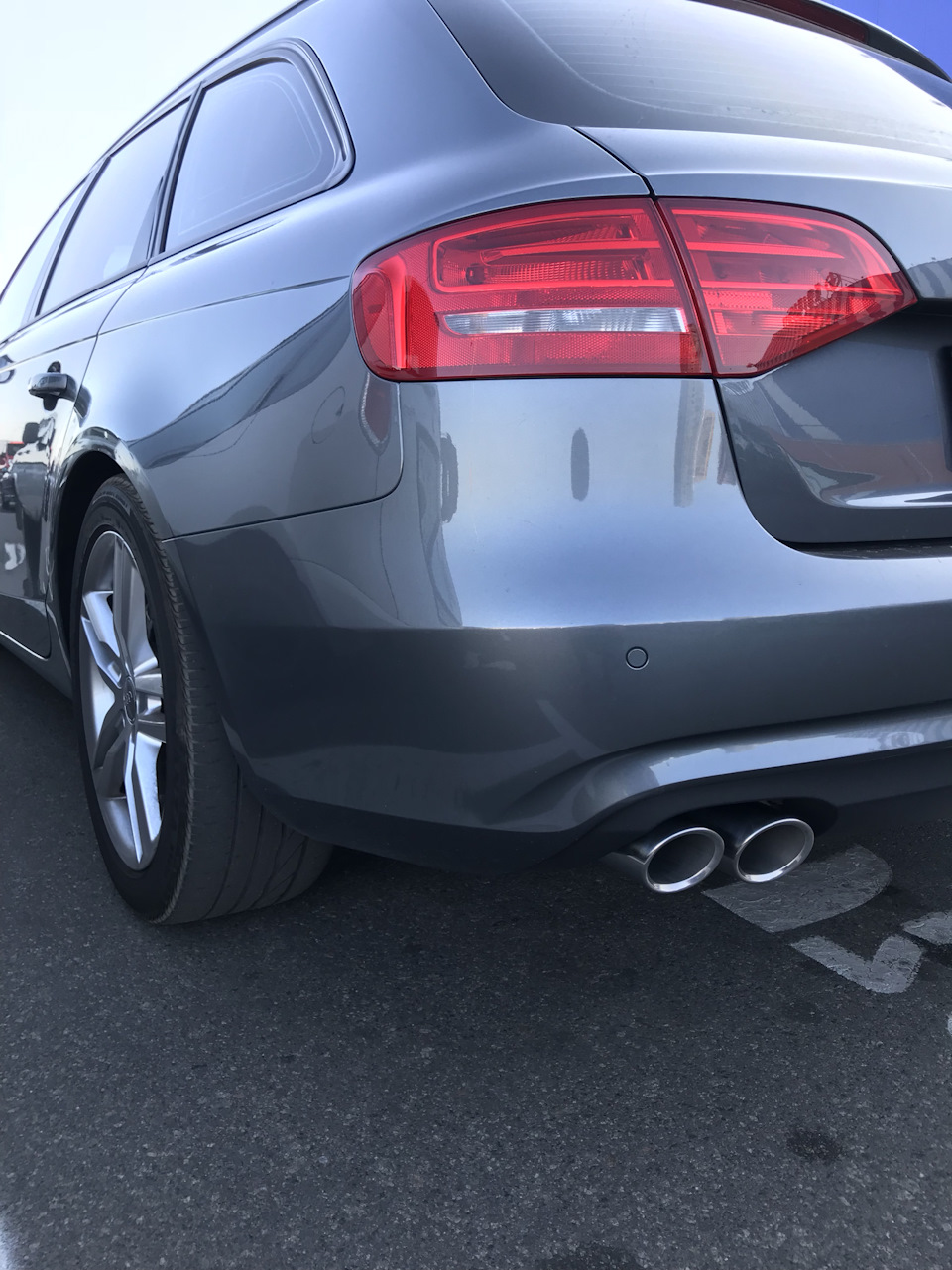 Кохання в деталях: насадки на вихлоп для Audi A4 b8 2