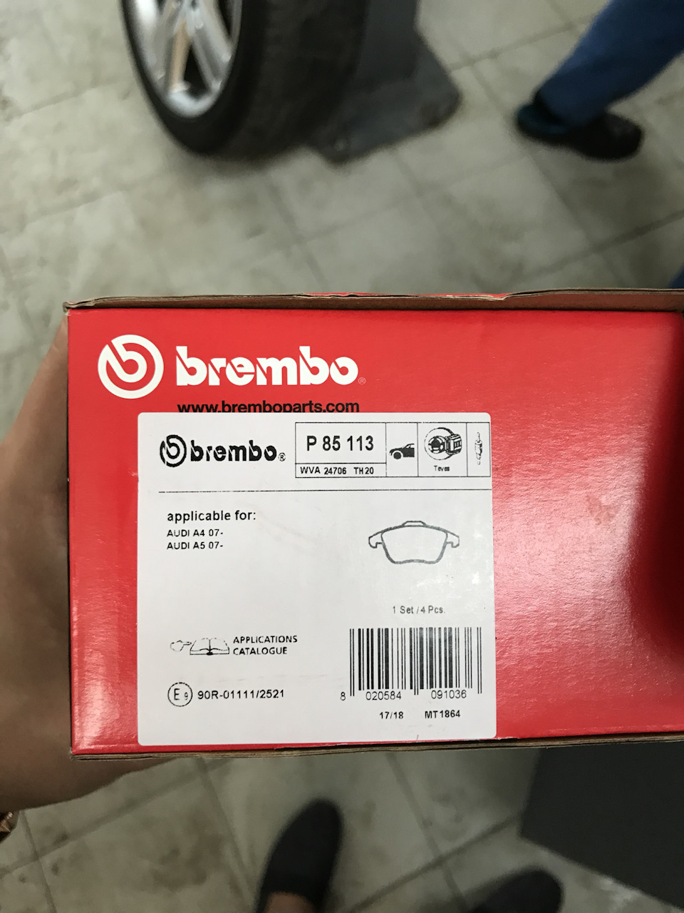 Тормозні диски та колодки Brembo 1