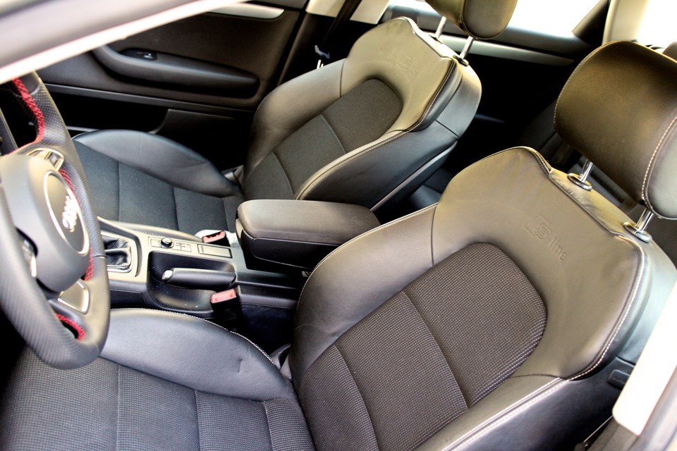 Задні сидіння Audi A4 B7 (шкіра-алькантара) 5