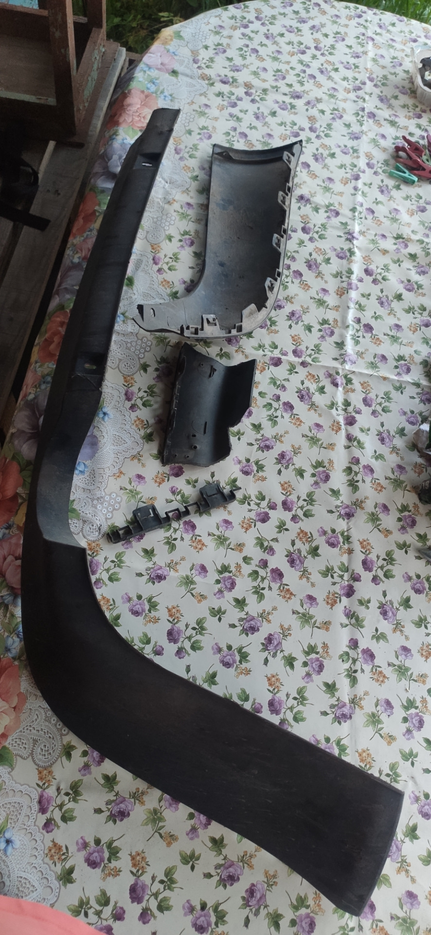Ремонт спідниці заднього бампера 5