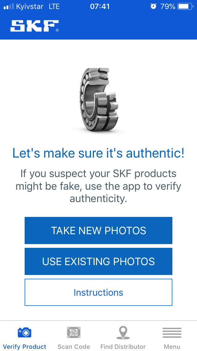 Як перевірити оригінальність підшипника SKF 1