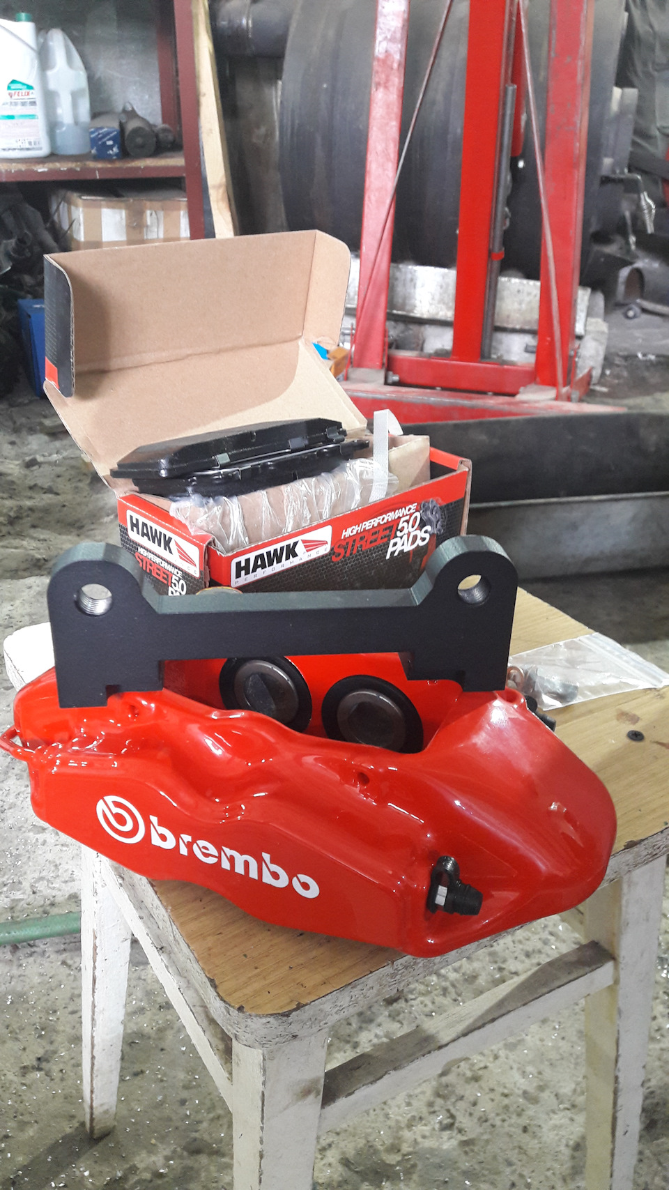 Перед.гальма - Brembo 4pot 4