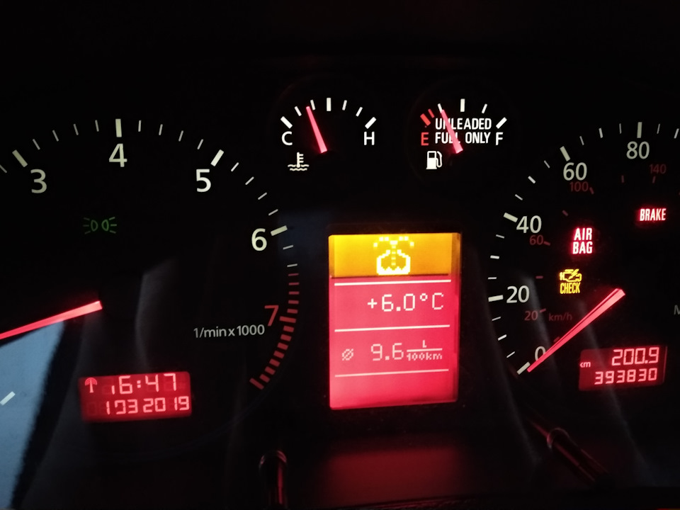 Впала витрата після ремонту ВКГ 1