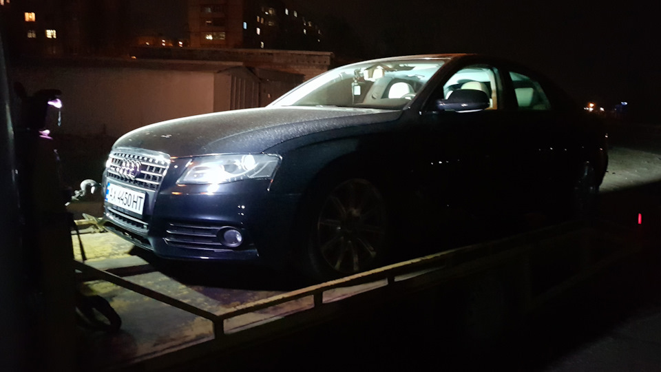 Audi A4 B8. Заклинила форсунка. Поїздка на евакуаторі. Продав. 3
