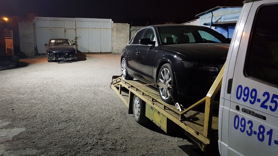 Audi A4 B8. Заклинила форсунка. Поїздка на евакуаторі. Продав. 2