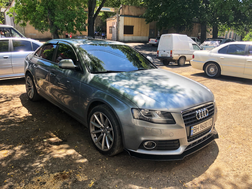 Губа на передній бампер 2