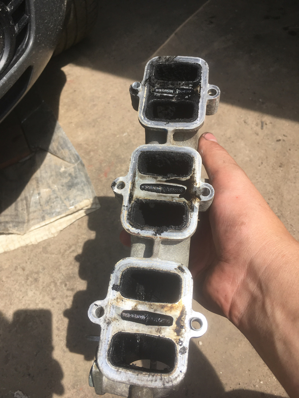Чистка впускного колектора 2,5 TDI 2