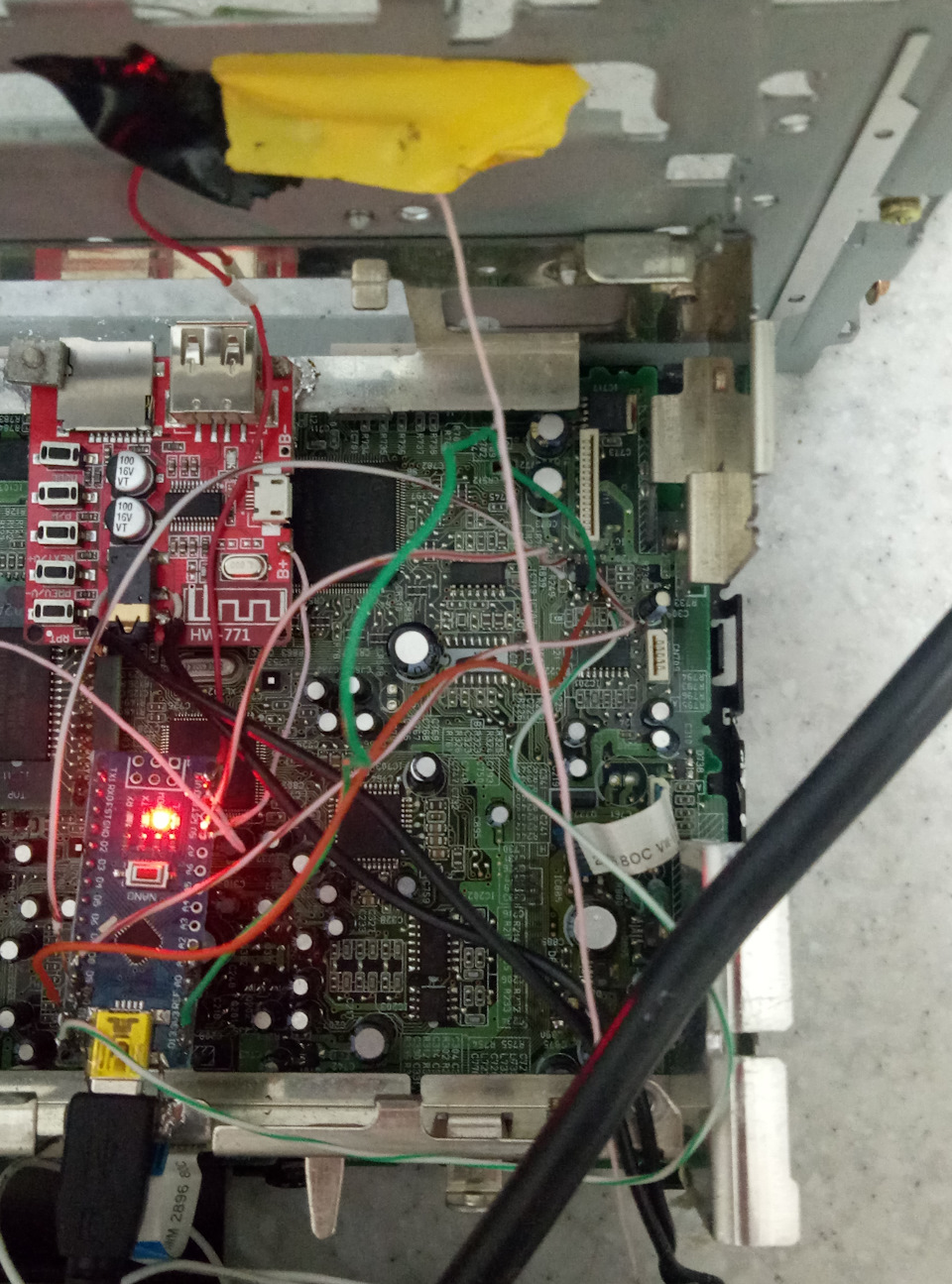 Audi symphony 2 - upgrade usb/bluetooth/aux.arduino 3