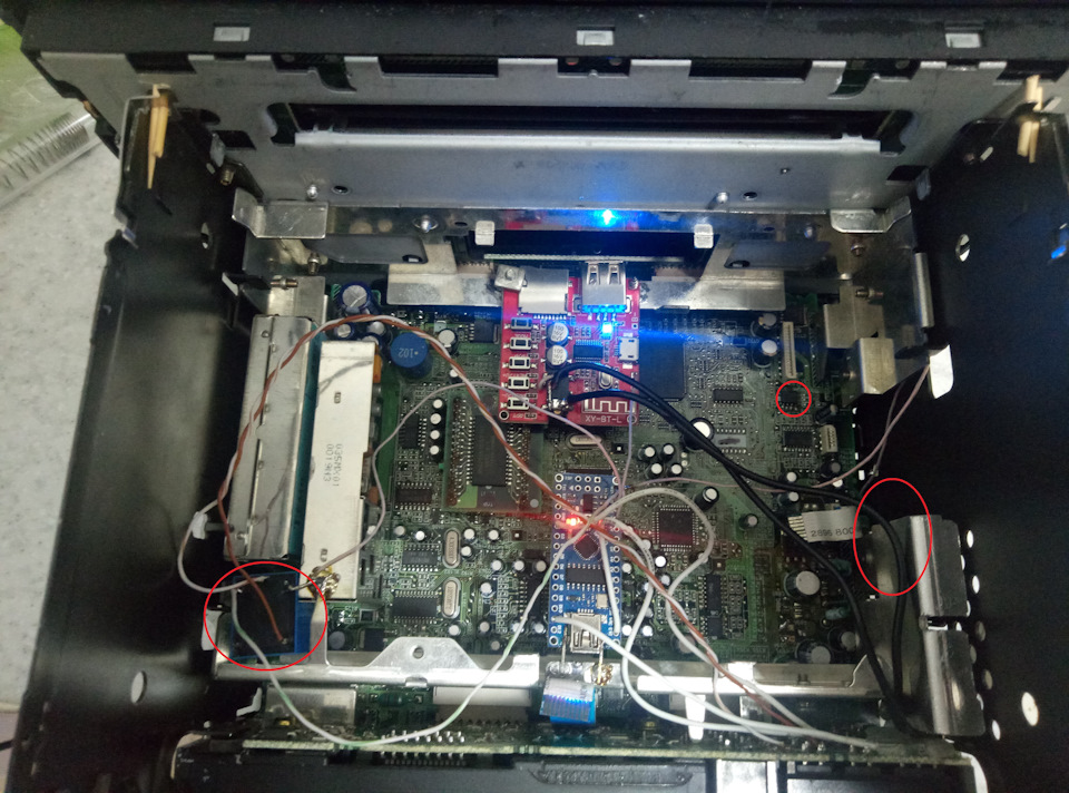 Audi symphony 2 - upgrade usb/bluetooth/aux.arduino 4