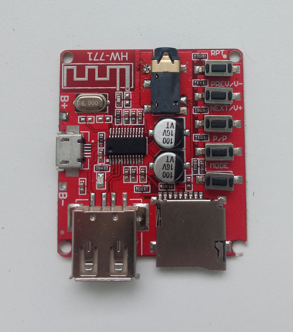 Audi symphony 2 - upgrade usb/bluetooth/aux.arduino 1