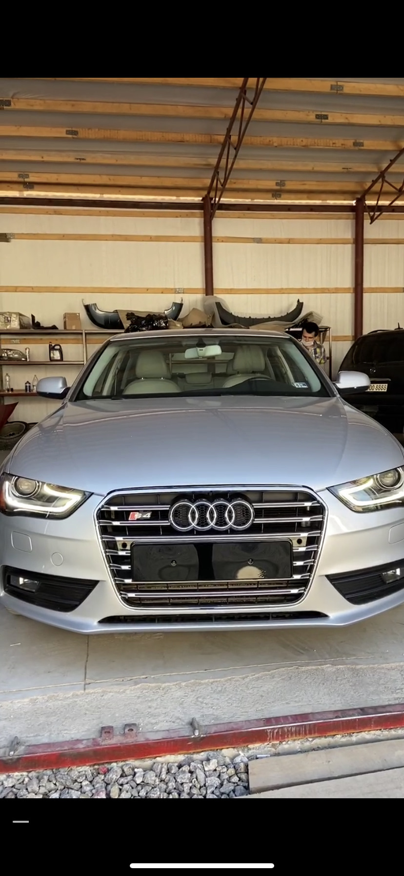 Бронеплівка Audi A4 b8 на оптику 3