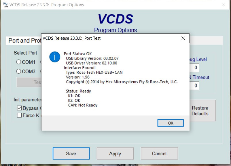 проблема с VCDS 1