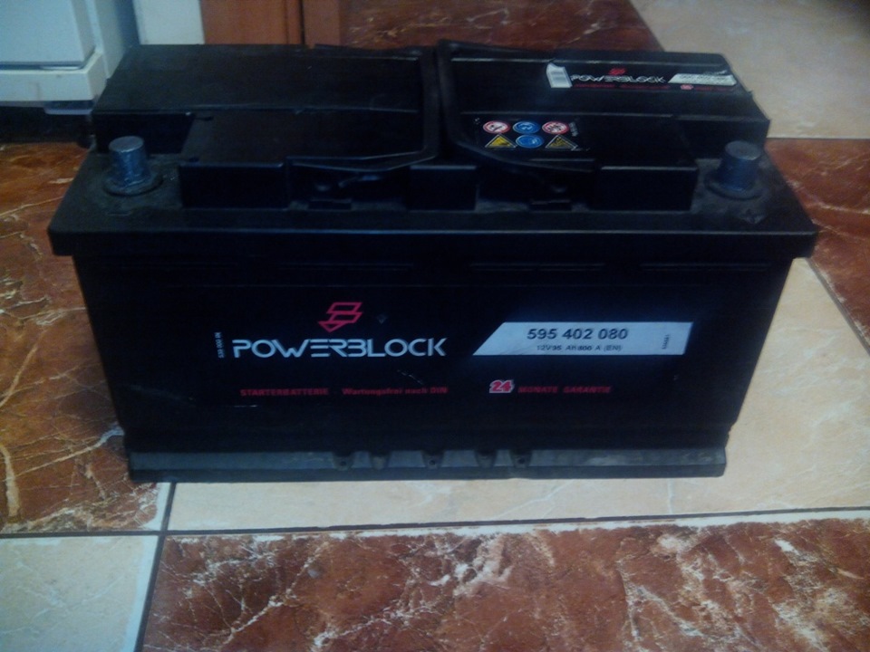 Кому АКБ (акумулятор) Powerblock 12V95 (Ah800)? 2