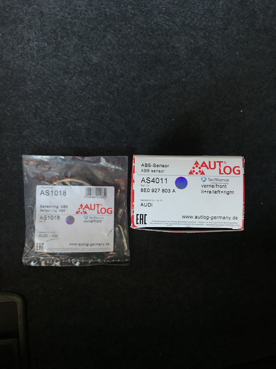 Заміна датчика ABS. Auto Log AS4011, Auto Log AS1018 2