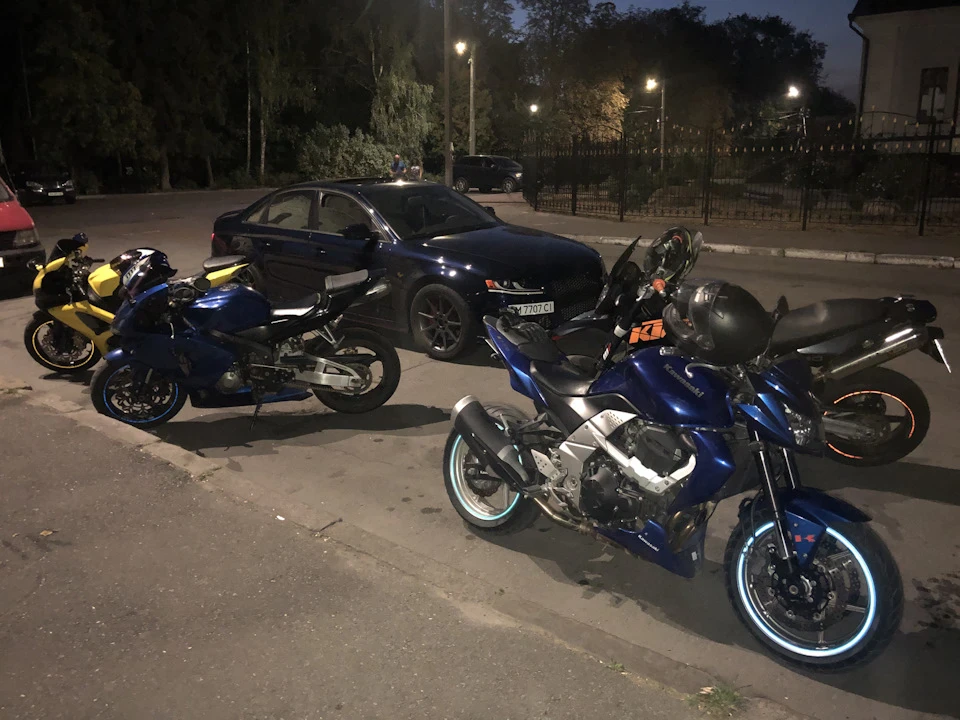 Покатушки в колоні з байкерами, було круто 🤙🤘