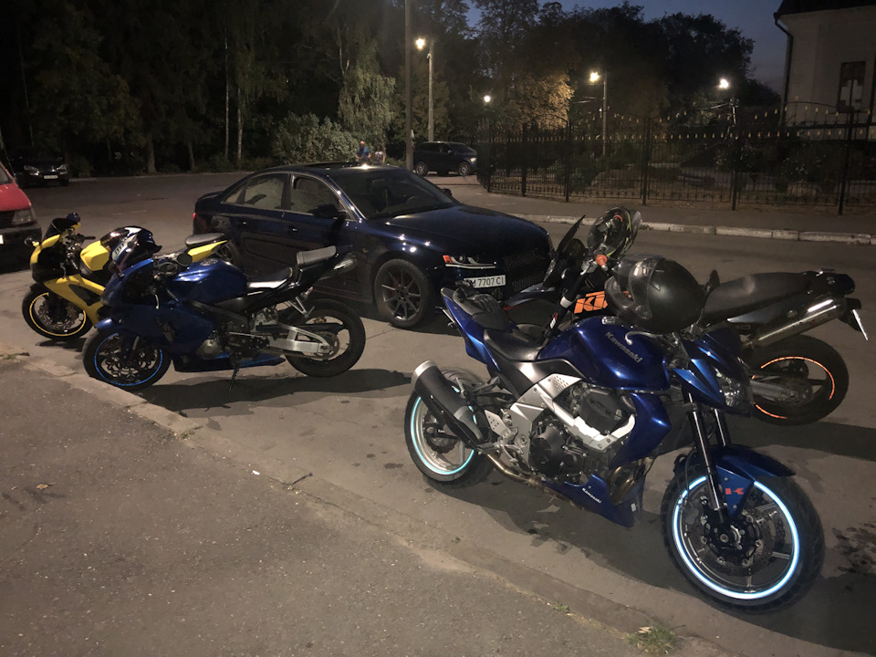 Покатушки в колоні з байкерами, було круто 🤙🤘 1