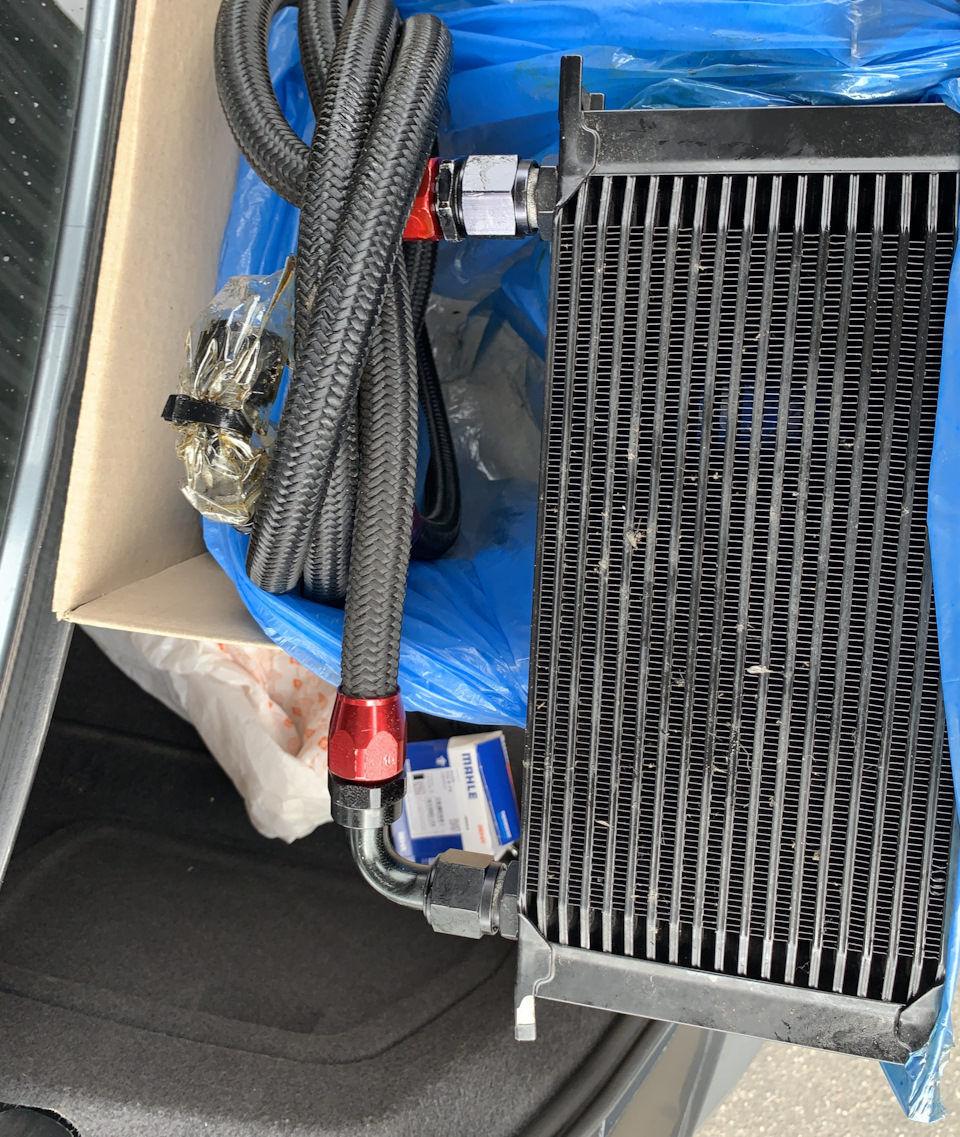 Встановлення додаткового радіатора на коробку ZF 8HP55. 3