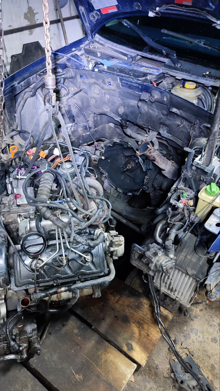SWAP 2.5 TDI на 1.9 TDI 3