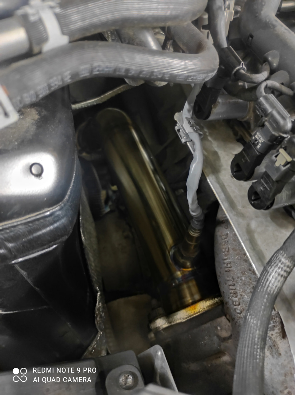 Установка Downpipe 76мм 2