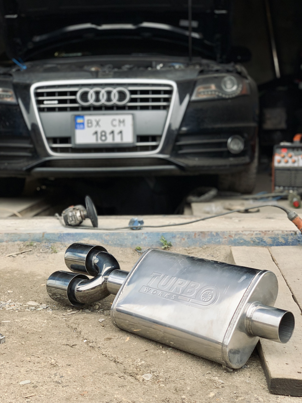 Downpipe і банку 1