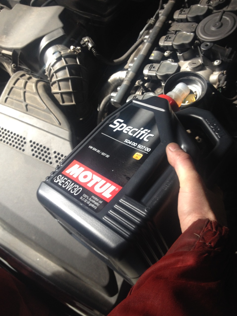 перехід на Motul Specific 5W30 2
