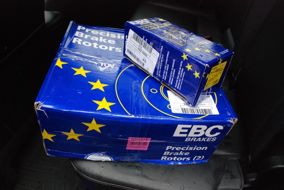 Тормозні диски та колодки EBC Brakes на КВАКУ 1