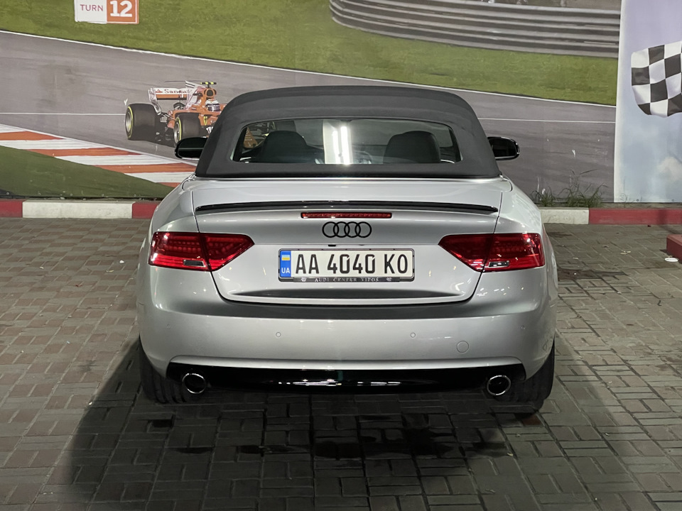 Спойлер RS5 cabrio 2