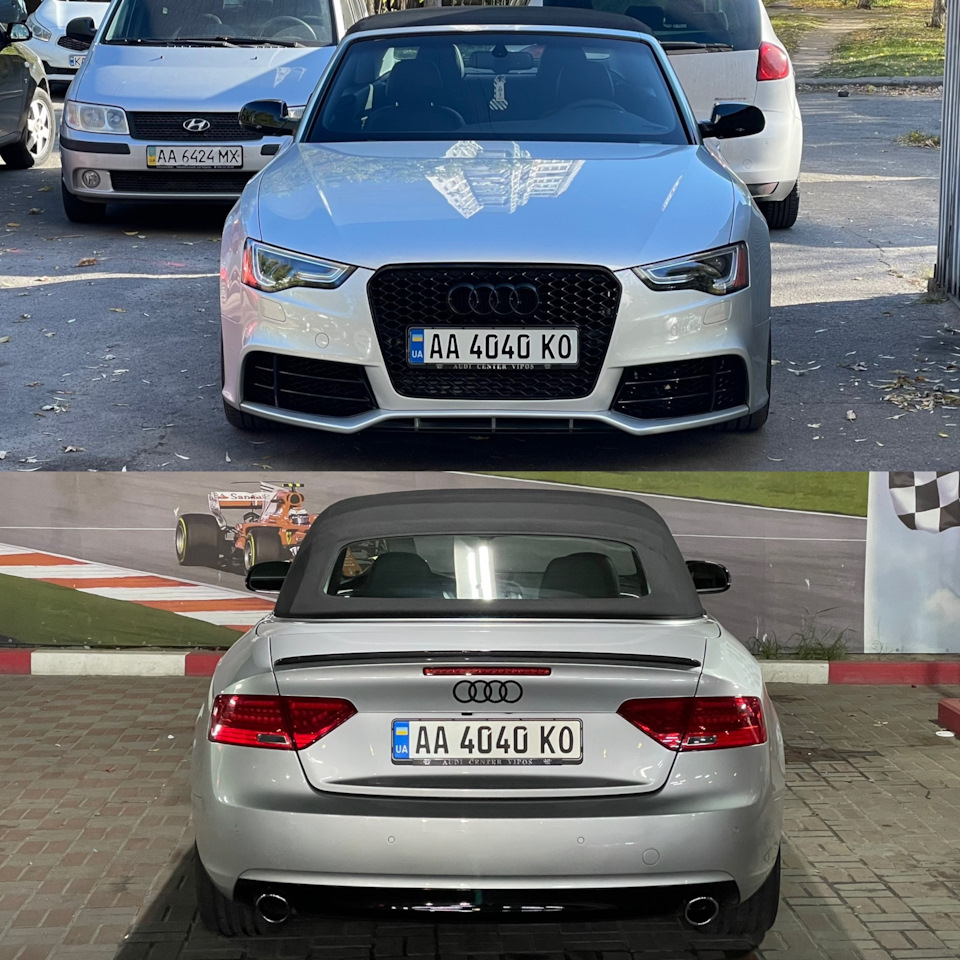 Спойлер RS5 cabrio 4