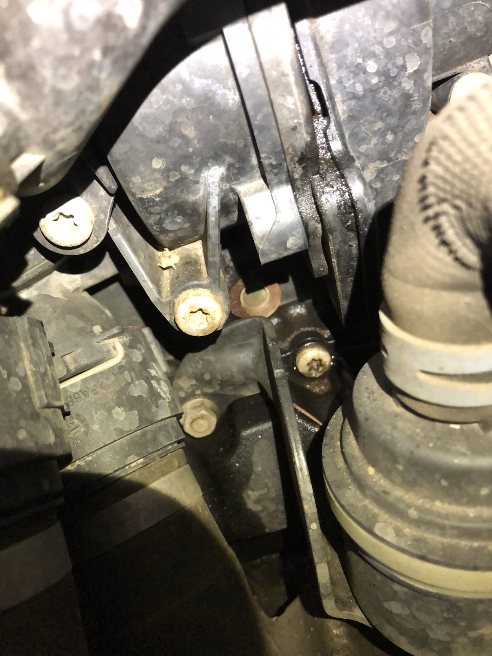 потекла помпа audi a5 заміна на Hepu P659 1
