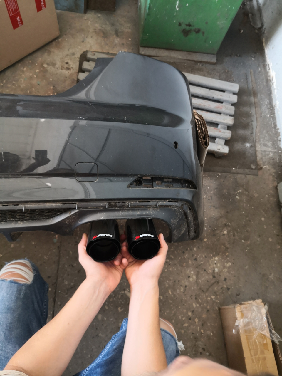 Akrapovic мені в бампер) Вихлоп. Нарешті приїхали всі компоненти! 1