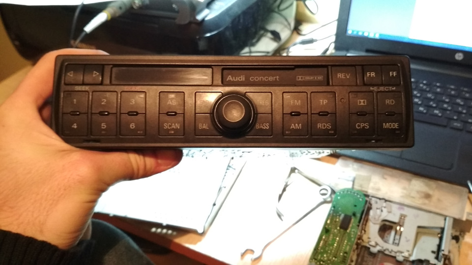 Bluetooth модуль XS-3868 v3.0 до головного пристрою Audi Concert, замість касет 1