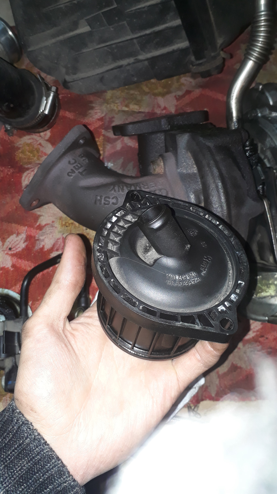 Чистка ВКГ, заміна мембрани на 2.5 tdi AKN 4