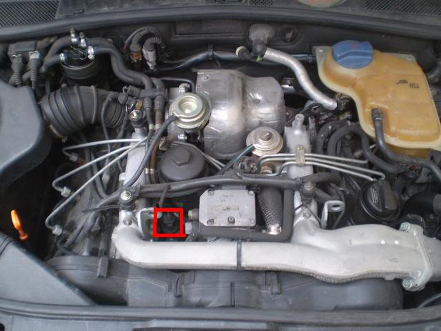 Заміна датчика G62 A6 C5 2.5 tdi BAU 1