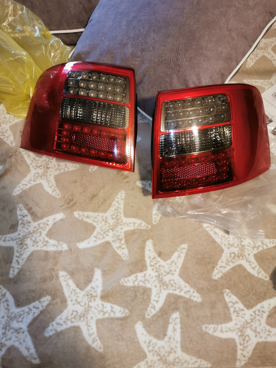 Задні стопи audi a6 c5 led redsmoke 😍 2