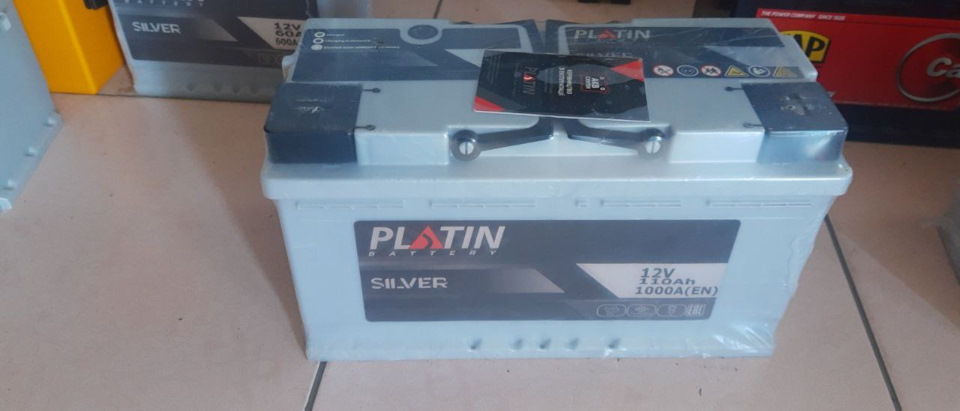 Заміна АКБ Platin silver 110 ah 1