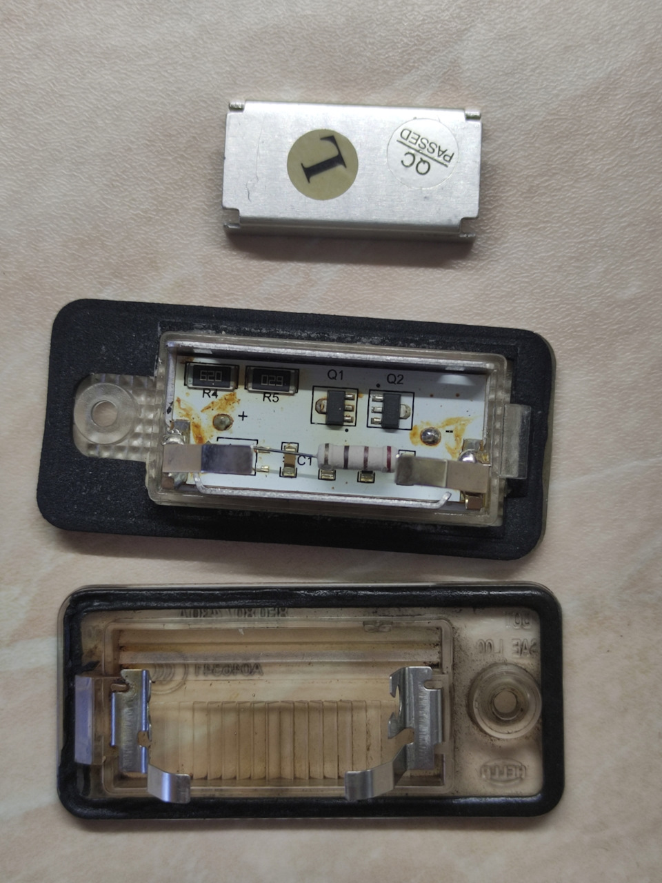 Робимо обманку для led підсвічування номера 2