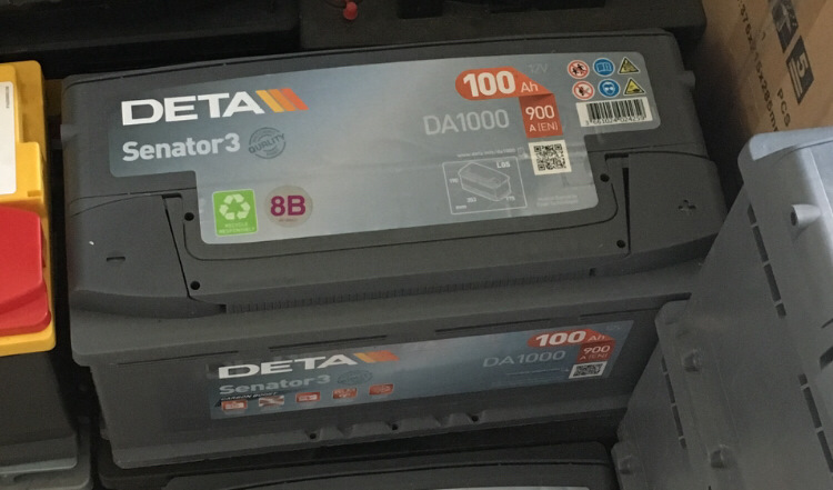 Акумулятор Deta 100Ah 1
