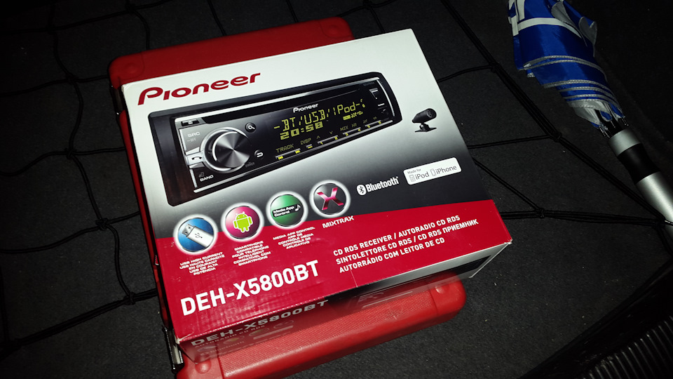Заміна старого Pioneer DEH-6850 на Pioneer DEH-X5800BT 2