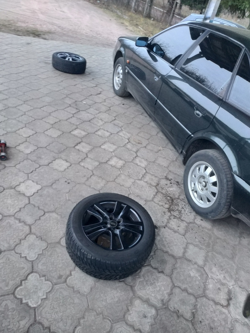Поставив диски, помив машину фоточки 2