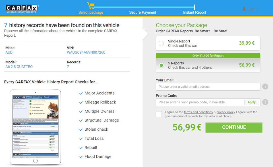 CarFax / Розповідь про життя Оскара 1