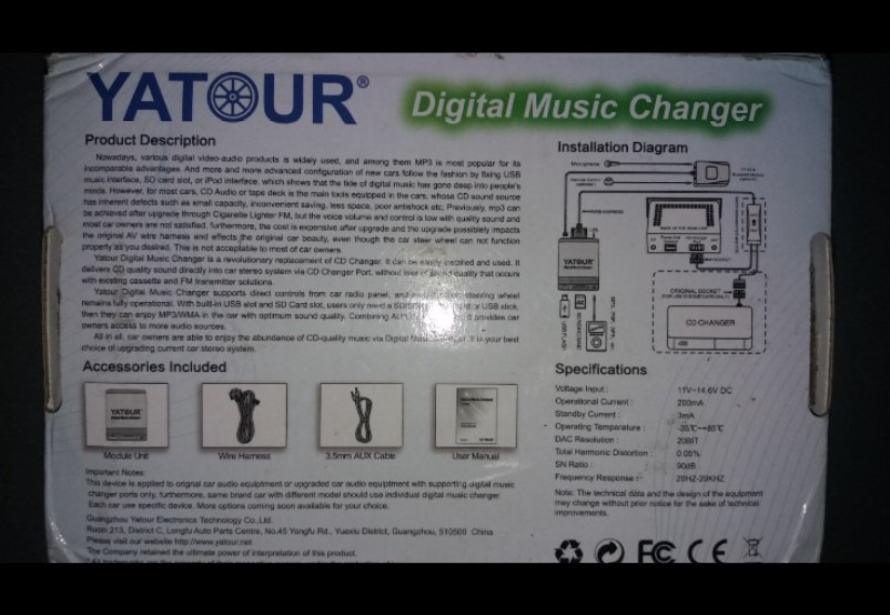 Емулятор CD-чейнджера Yatour YT-M06 / Підключення Bluetooth? 2