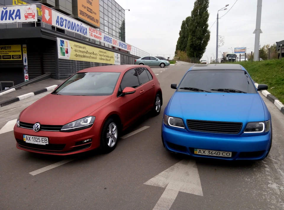 Зустріч двох алюмінієвих (Arlon Blue&Red Aluminium)