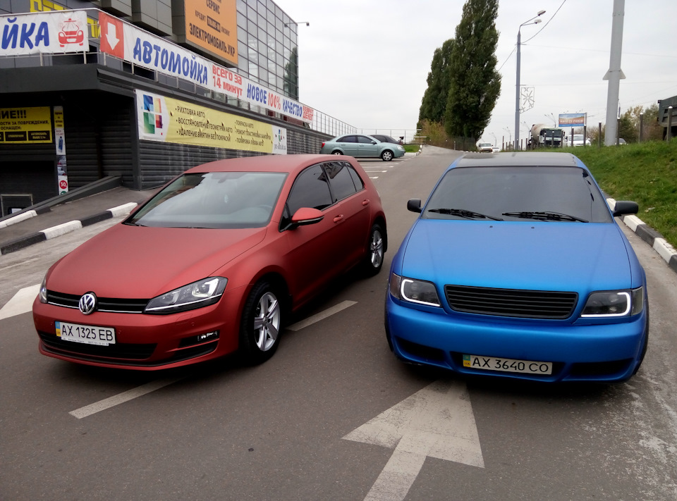 Зустріч двох алюмінієвих (Arlon Blue&Red Aluminium) 1