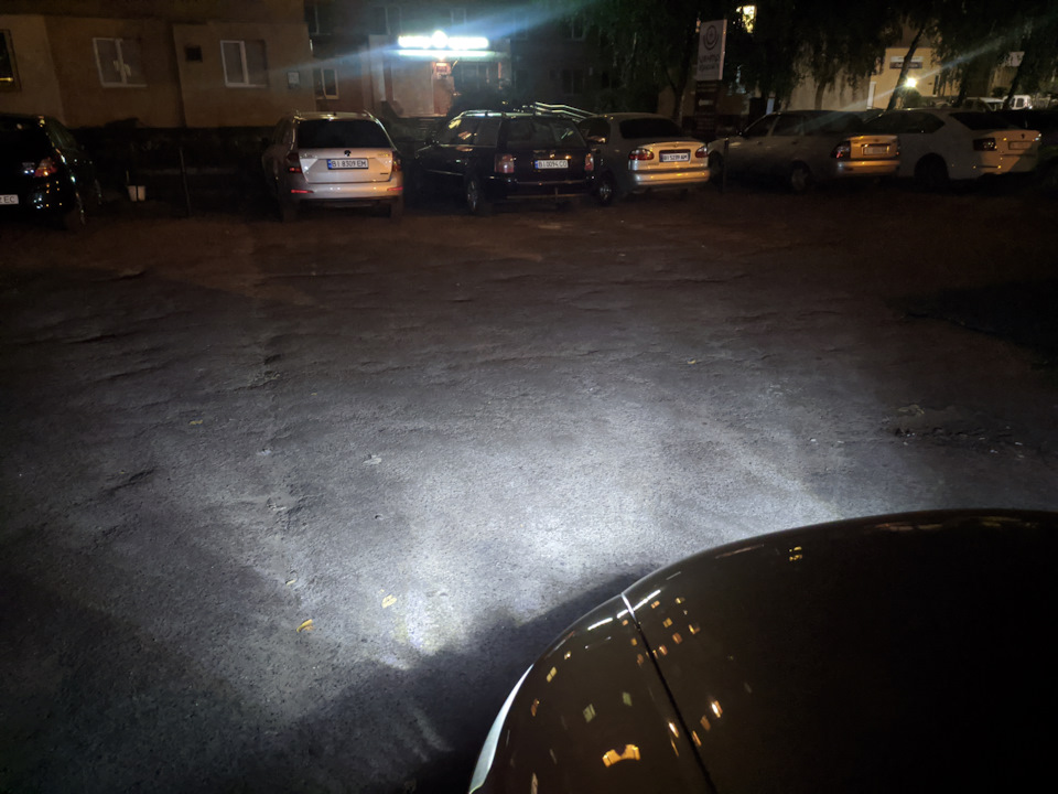 AUDI A6 C6 LED лампи в ДХО габарити та салон. 2